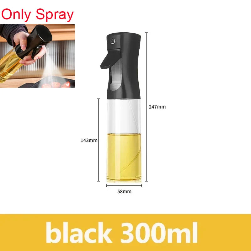 500ML Kitchen Oil Sprayer Bottle – 2-in-1 Olive Oil Dispenser for Roasting, Grilling & Salad Dressing