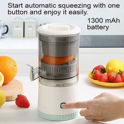 Portable Electric Juicer USB Rechargeable – Fresh Fruit Juice Maker with Automatic Pulp Separation