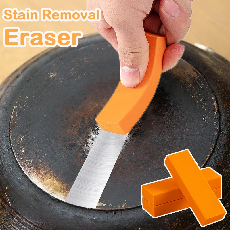 Limescale & Rust Remover Eraser – Rubber Cleaning Brush for Glass, Toilet & Kitchen