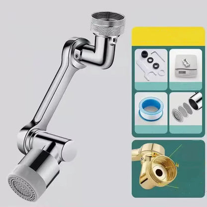 Universal Rotating Faucet Aerator – Kitchen & Bathroom Tap Sprayer Head