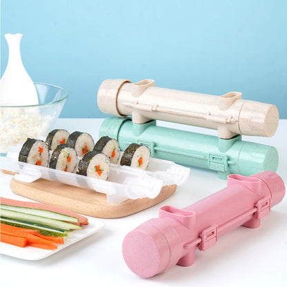 Quick Sushi Maker Kit – Easy DIY Sushi Roller & Rice Mold for Homemade Sushi Rolls, Bento Lunches & Kitchen Fun