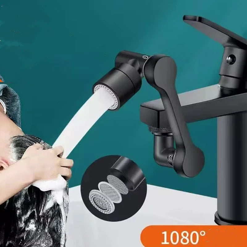 Universal Rotating Faucet Aerator – Kitchen & Bathroom Tap Sprayer Head
