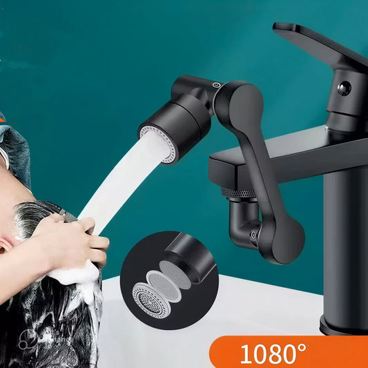 Universal Rotating Tap Aerator – Kitchen & Bathroom Tap Sprayer Head