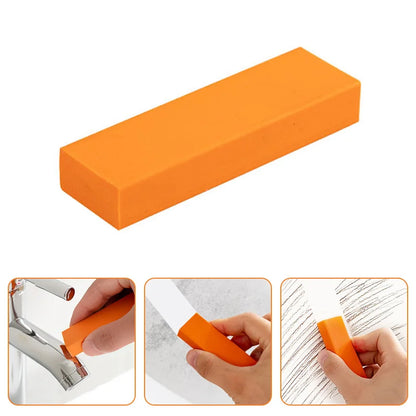 Limescale & Rust Remover Eraser – Rubber Cleaning Brush for Glass, Toilet & Kitchen
