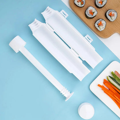 Quick Sushi Maker Kit – Easy DIY Sushi Roller & Rice Mold for Homemade Sushi Rolls, Bento Lunches & Kitchen Fun