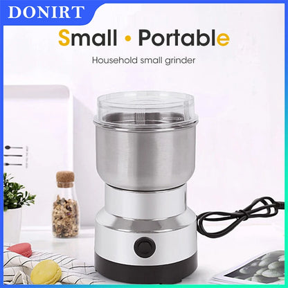 300ML Mini Electric Coffee & Spice Grinder – 4 Stainless Steel Blades | Grain Mill, Herb, Pepper & Baby Food Pulverizer