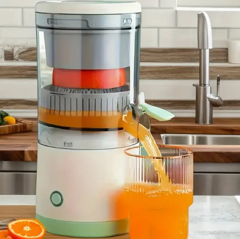 Portable Electric Juicer USB Rechargeable – Fresh Fruit Juice Maker with Automatic Pulp Separation