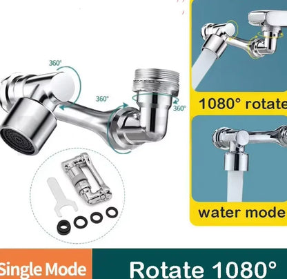 Universal Rotating Faucet Aerator – Kitchen & Bathroom Tap Sprayer Head