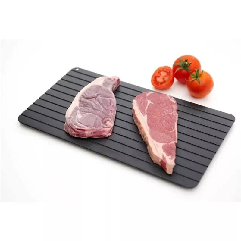 Fast Defrost Tray for Frozen Food – Quick Thawing Plate for Meat, Chicken, Fish & Vegetables | No Electricity Required