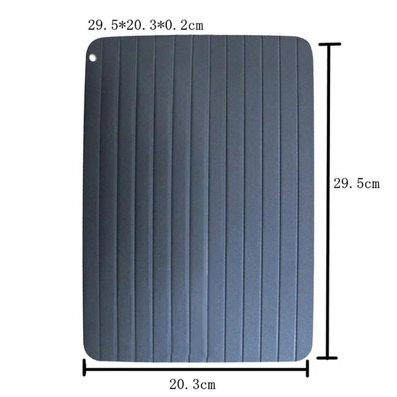 Fast Defrost Tray for Frozen Food – Quick Thawing Plate for Meat, Chicken, Fish & Vegetables | No Electricity Required