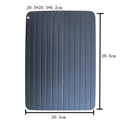 Fast Defrost Tray for Frozen Food – Quick Thawing Plate for Meat, Chicken, Fish & Vegetables | No Electricity Required