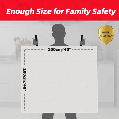 Emergency Fire Blanket for Kitchen & Home – Fireproof, Reusable & Easy to Deploy