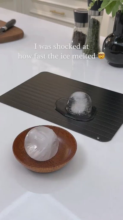 Fast Defrost Tray for Frozen Food – Quick Thawing Plate for Meat, Chicken, Fish & Vegetables | No Electricity Required